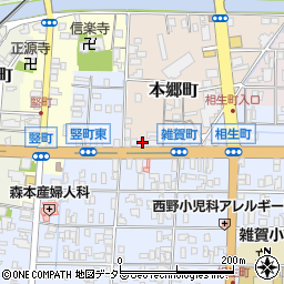 井上建材金物店周辺の地図