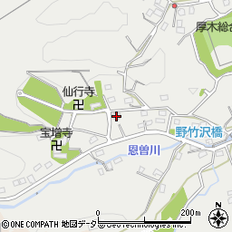 神奈川県厚木市上古沢1244周辺の地図
