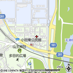 鳥取県倉吉市小田東周辺の地図