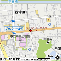 西津田１周辺の地図