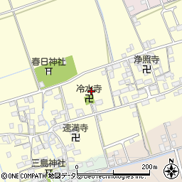 滋賀県長浜市高月町宇根周辺の地図