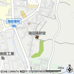 海田薬師堂周辺の地図