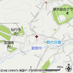 神奈川県厚木市上古沢1251-1周辺の地図