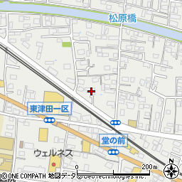 島根県松江市東津田町493周辺の地図