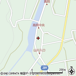 鳥取県東伯郡琴浦町高岡440-1周辺の地図