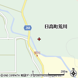 兵庫県豊岡市日高町荒川363周辺の地図