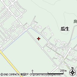 福井県若狭町（三方上中郡）瓜生周辺の地図