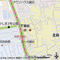 神奈川県横浜市瀬谷区北新18-20周辺の地図