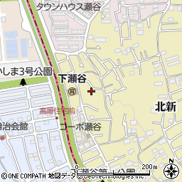 神奈川県横浜市瀬谷区北新18-12周辺の地図
