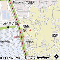神奈川県横浜市瀬谷区北新18周辺の地図