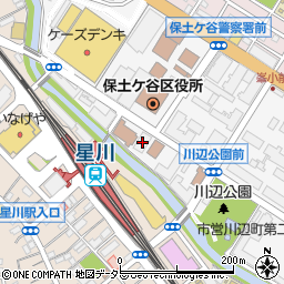 横浜市役所　こども青少年局・西部児童相談所周辺の地図
