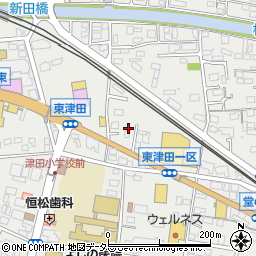 島根県松江市東津田町464-6周辺の地図