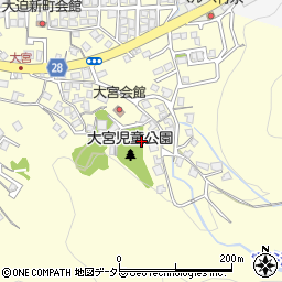 大宮公園トイレ周辺の地図