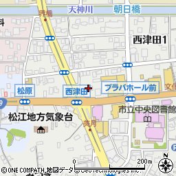 チャレンジオート松江店周辺の地図
