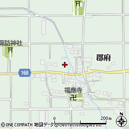 岐阜県本巣市郡府88周辺の地図