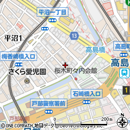 ダイケン　神奈川営業所周辺の地図