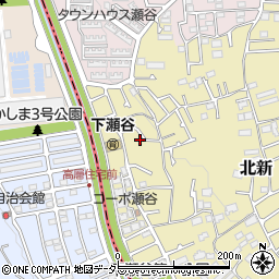 神奈川県横浜市瀬谷区北新18-13周辺の地図