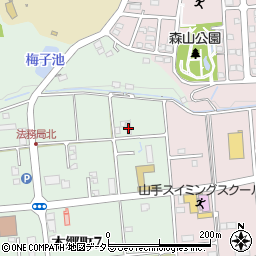 太田テント周辺の地図