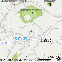 神奈川県厚木市上古沢1302周辺の地図