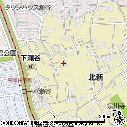 神奈川県横浜市瀬谷区北新19-71周辺の地図