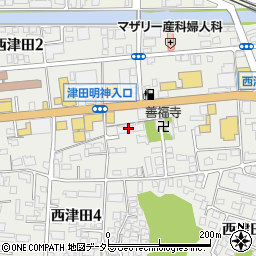 サヴァンパレス西津田周辺の地図