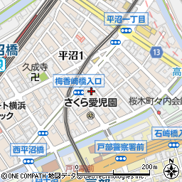 アーバス横浜平沼橋周辺の地図