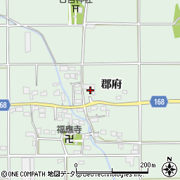 岐阜県本巣市郡府313周辺の地図