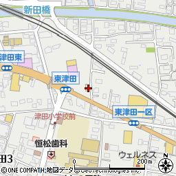 島根県松江市東津田町423周辺の地図