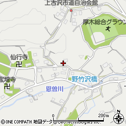 神奈川県厚木市上古沢1395周辺の地図