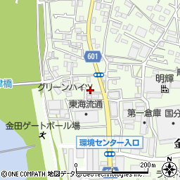 神奈川県厚木市金田822周辺の地図