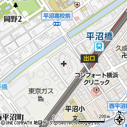 横浜西口保育園周辺の地図