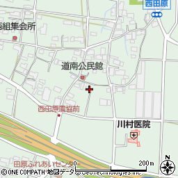 岐阜県関市西田原879周辺の地図
