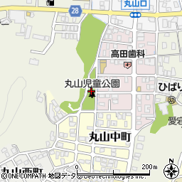 丸山公園周辺の地図