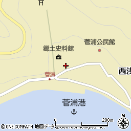 滋賀県長浜市西浅井町菅浦183周辺の地図
