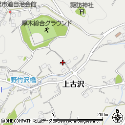 神奈川県厚木市上古沢1306周辺の地図