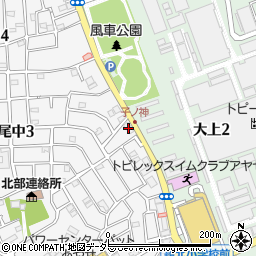 緒方医院周辺の地図