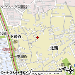 神奈川県横浜市瀬谷区北新19-47周辺の地図