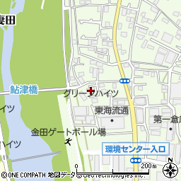 神奈川県厚木市金田828周辺の地図