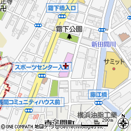 横浜市西スポーツセンターメインアリーナ周辺の地図