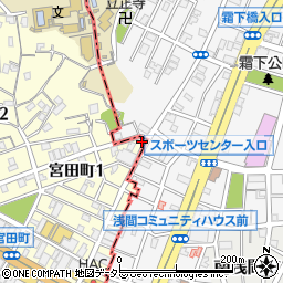 神奈川県横浜市保土ケ谷区宮田町1丁目14周辺の地図