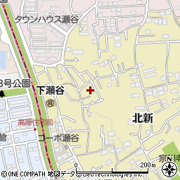 神奈川県横浜市瀬谷区北新19-28周辺の地図