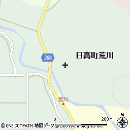 兵庫県豊岡市日高町荒川366周辺の地図