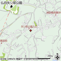 神奈川県横浜市保土ケ谷区仏向町1205周辺の地図