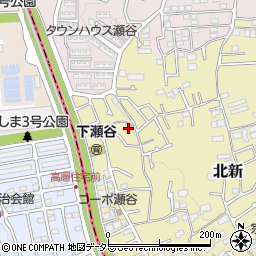 神奈川県横浜市瀬谷区北新18-75周辺の地図