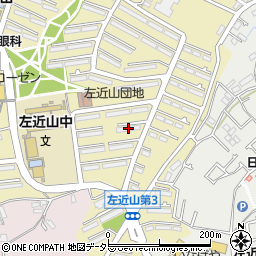 神奈川県横浜市旭区左近山171-3-5周辺の地図