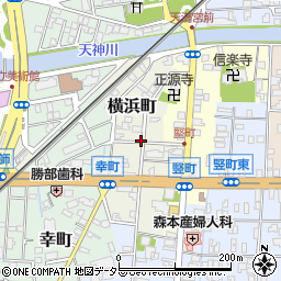 島根県松江市横浜町周辺の地図