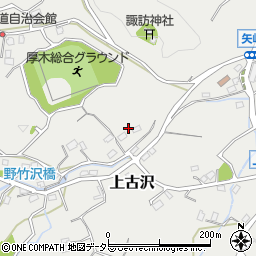 神奈川県厚木市上古沢1311周辺の地図