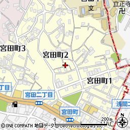 神奈川県横浜市保土ケ谷区宮田町周辺の地図