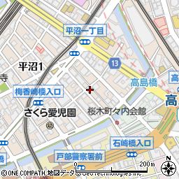 角田療院周辺の地図
