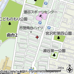 神奈川県横浜市瀬谷区南台2丁目4周辺の地図